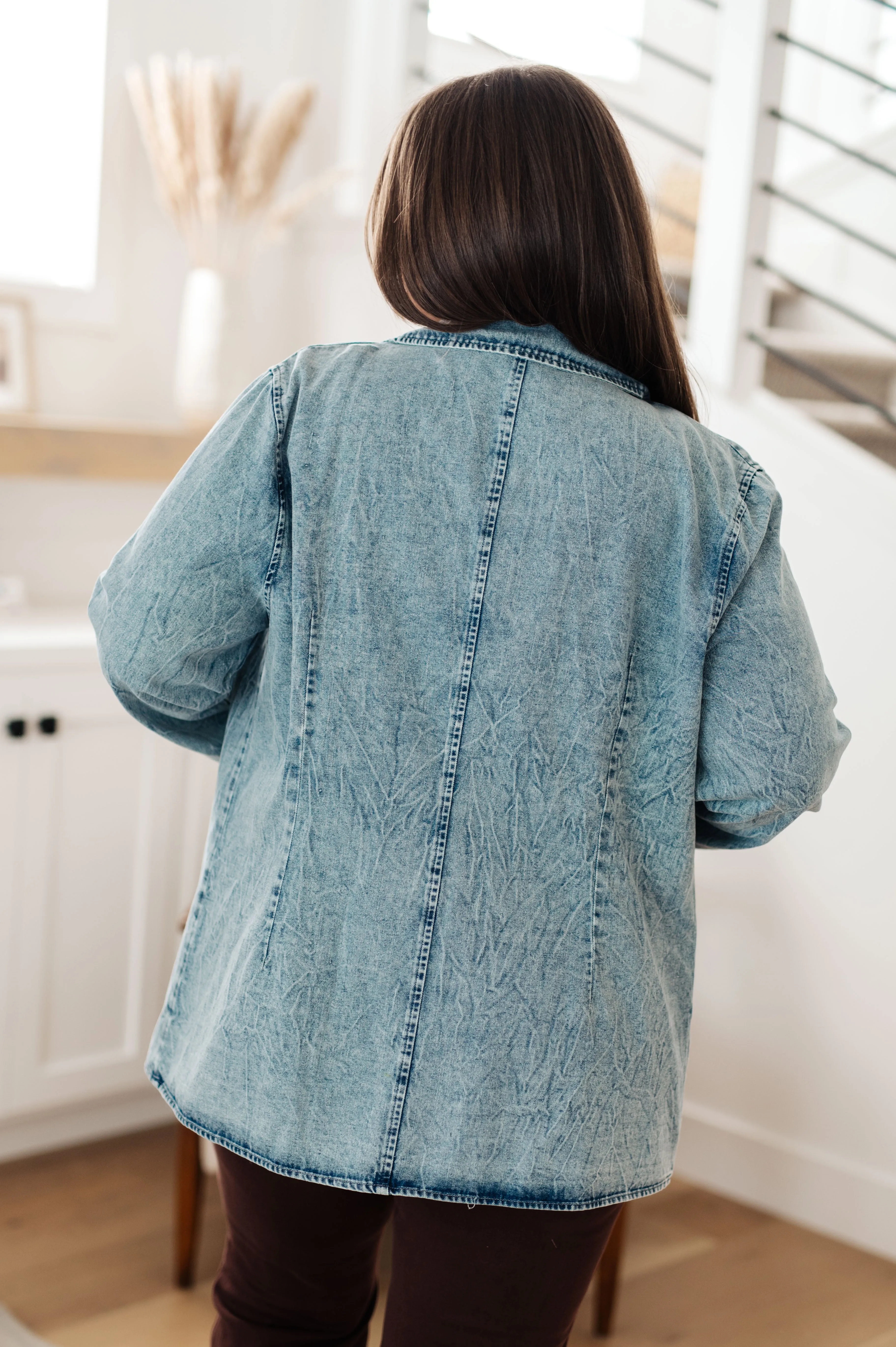 BiBi Business Brunch Denim Blazer