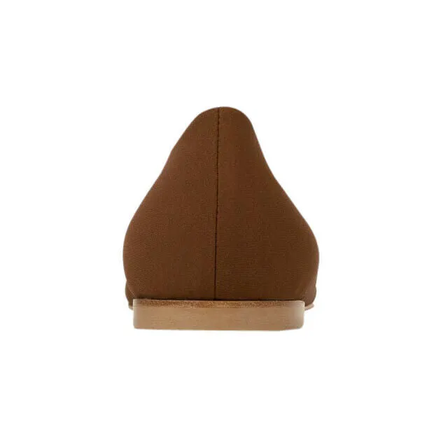 Brown Ballet Flat Shoes