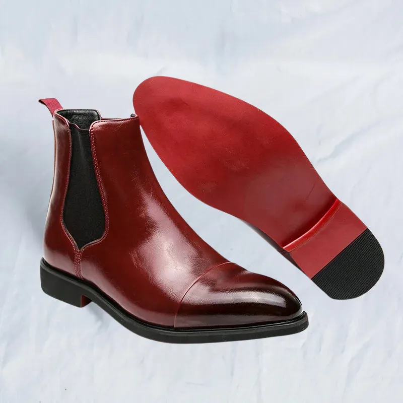 Garett | Faux Leather Boots