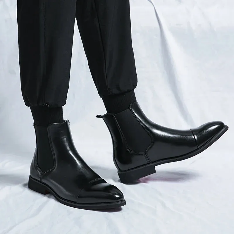 Garett | Faux Leather Boots