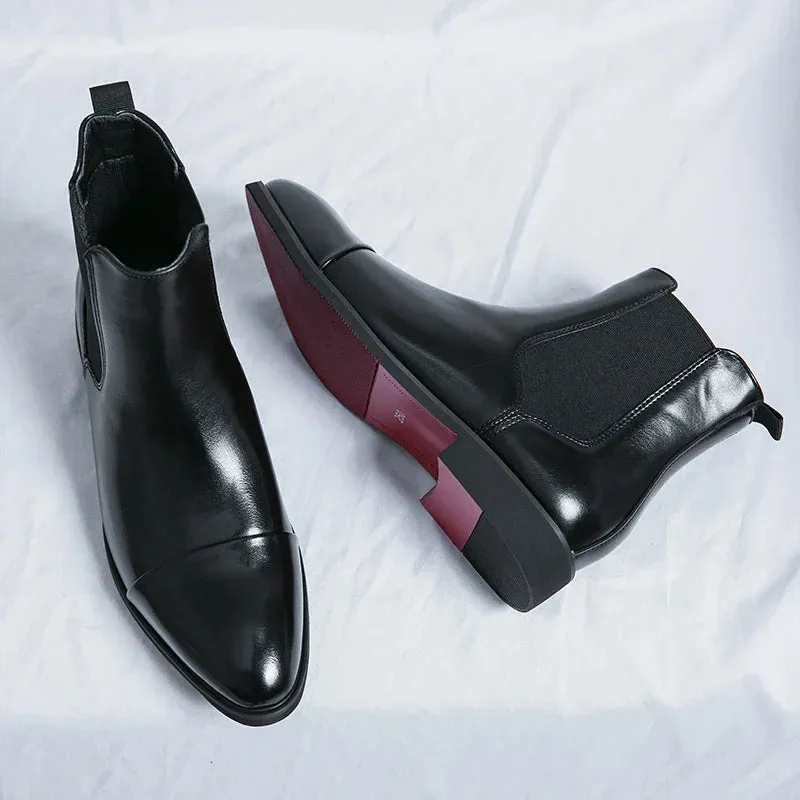 Garett | Faux Leather Boots