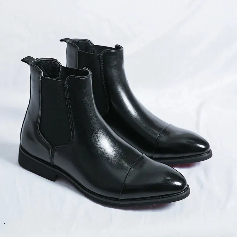 Garett | Faux Leather Boots
