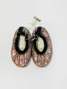 Glitter ballet flats brand new - Size 7