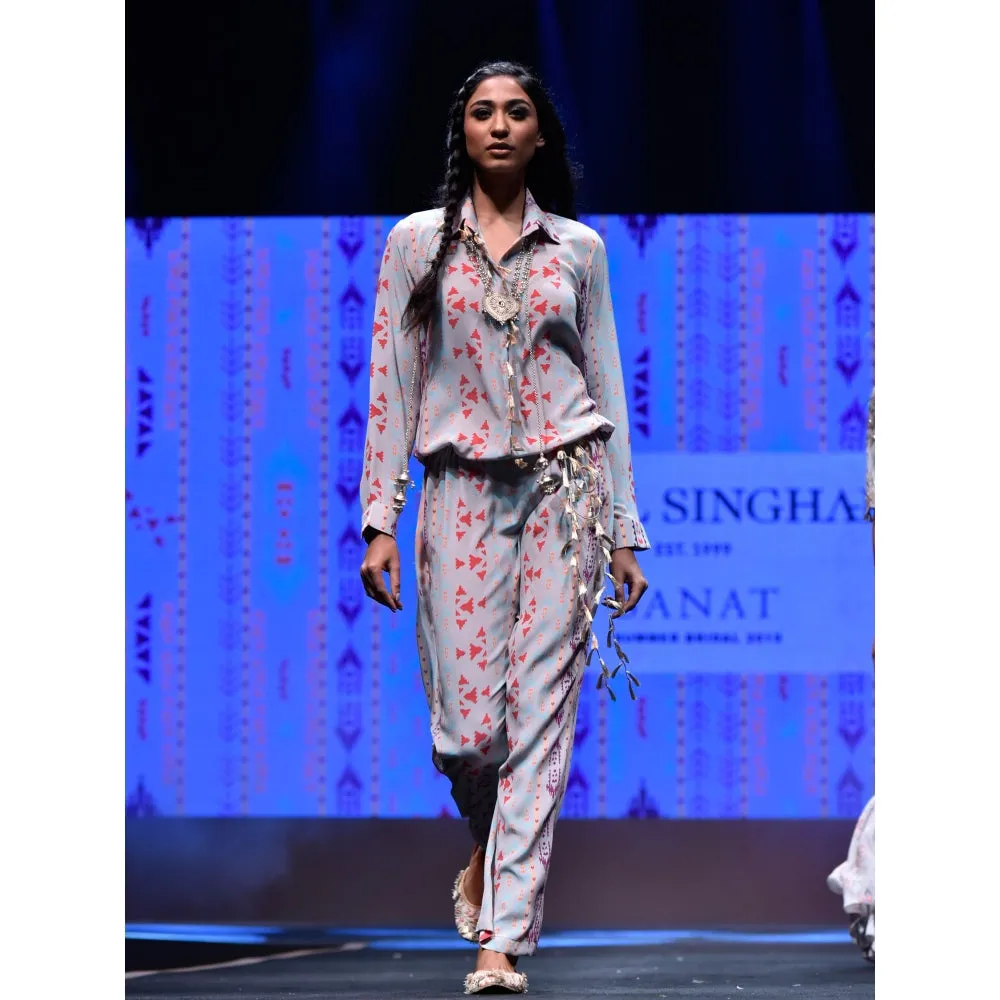 PS Pret by Payal Singhal Tamara Printed Crepe Jumpsuit