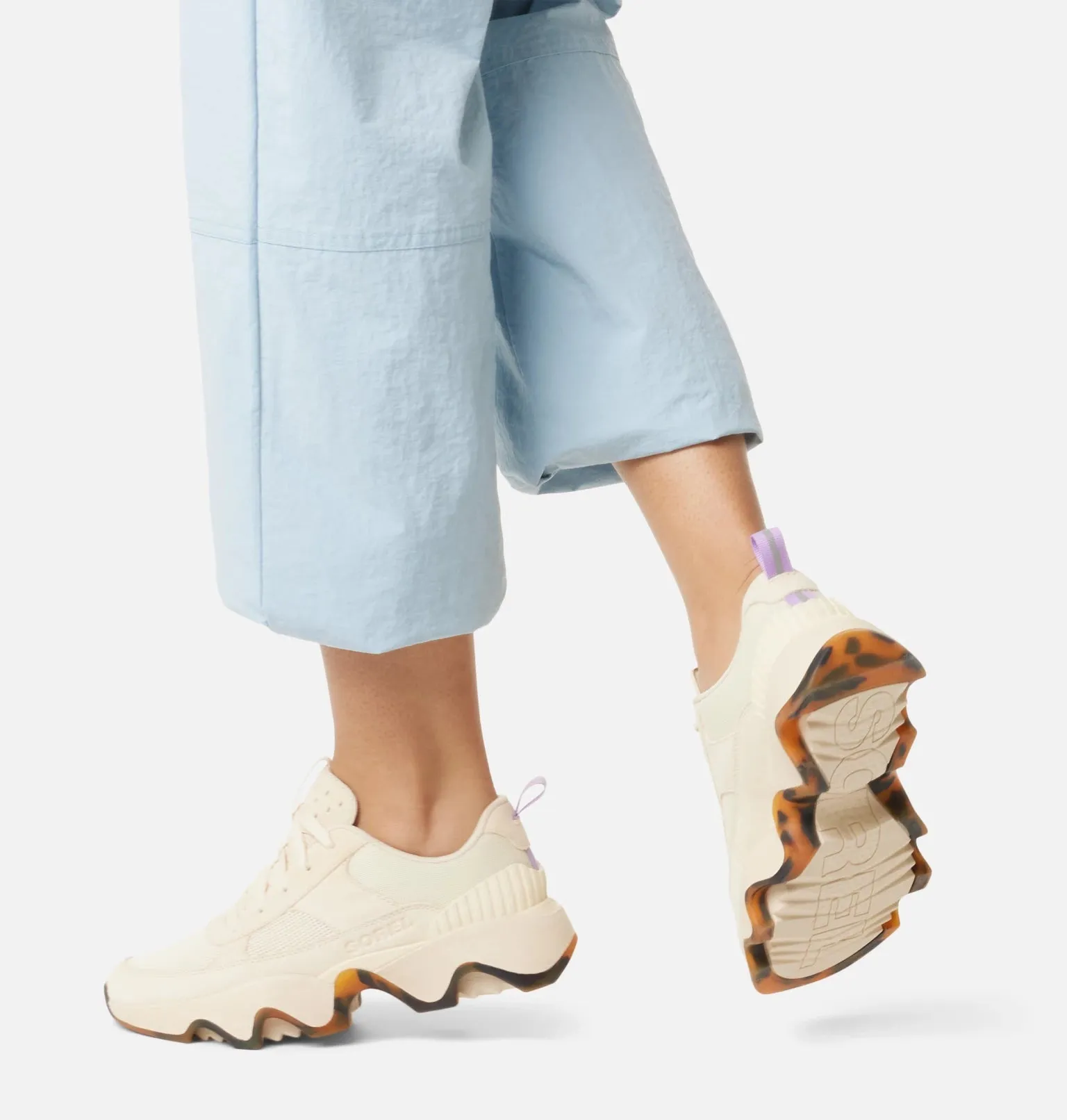 Sorel Women's Kinetic™ Impact II Wonder Lace Sneaker - Honey White / Euphoric Lilac