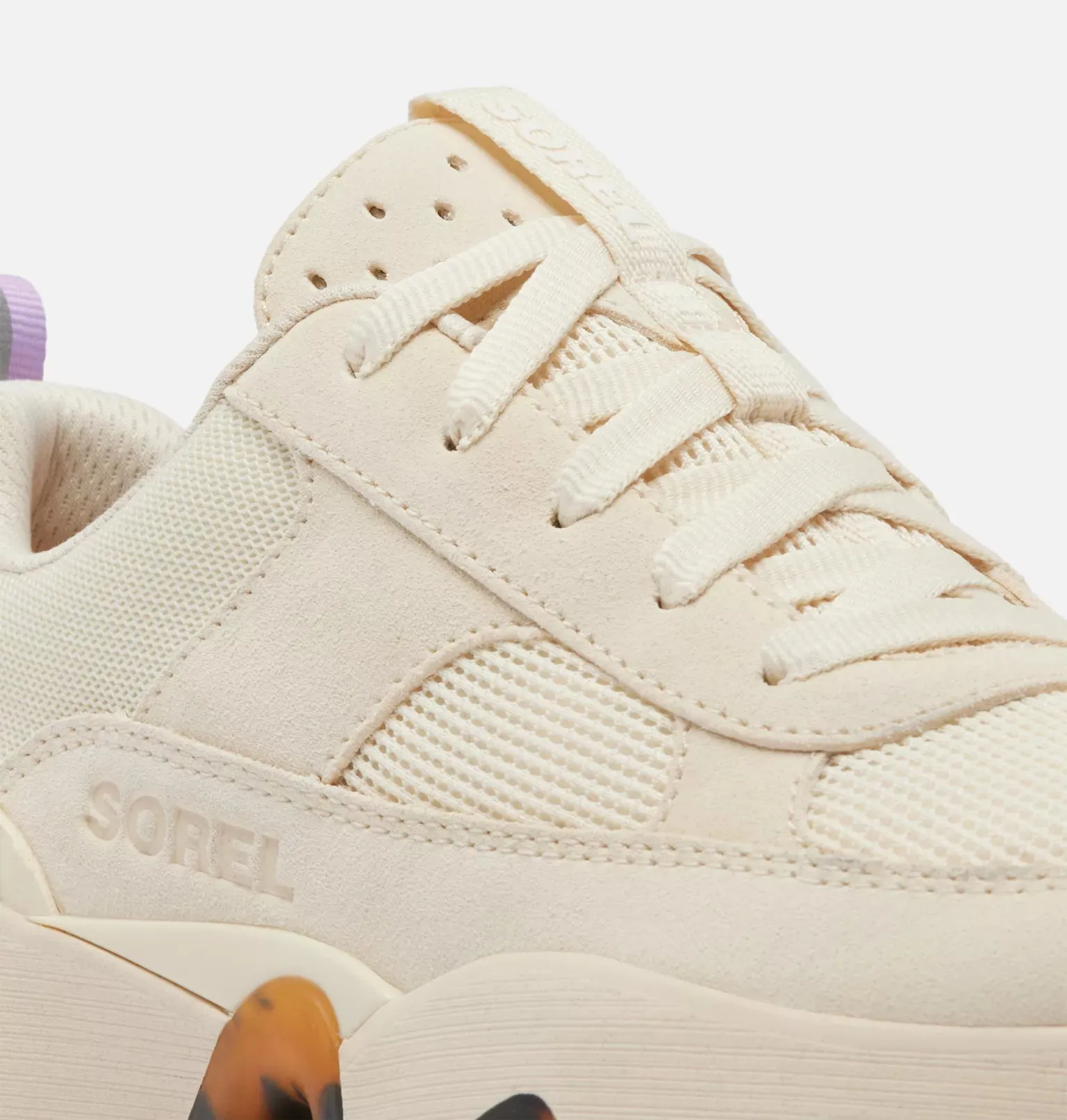 Sorel Women's Kinetic™ Impact II Wonder Lace Sneaker - Honey White / Euphoric Lilac